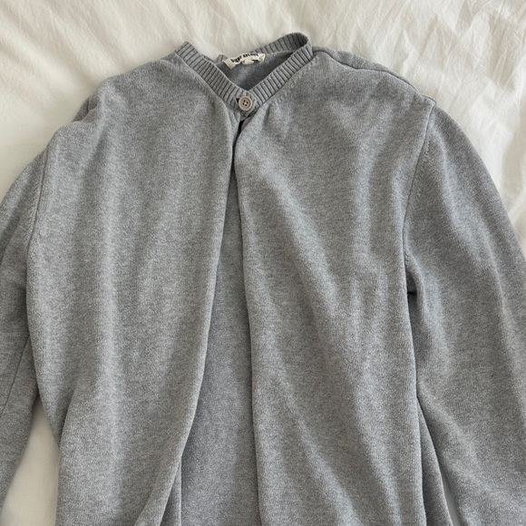 Djerf Avenue Gray Button-Up Cardigan Size Medium - Picture 1 of 2